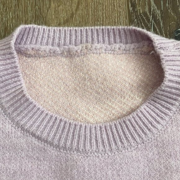Rare Pastel Purple Knit Oversized Cat Sweater - Picture 6 of 9